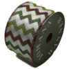 Gift ribbon zig-zag