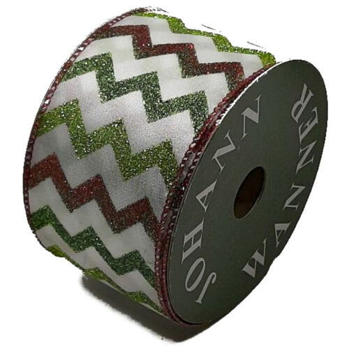 Gift ribbon zig-zag