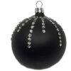 Polka dot ball black matt