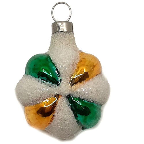 Bonbon Blüte grün-gelb-weiss