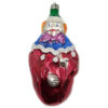 Vintage Weihnachtsschmuck Clown im Gewand Rot