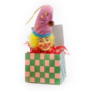 Clown with banjo