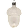 Weihnachtsschmuck Eichel transparent