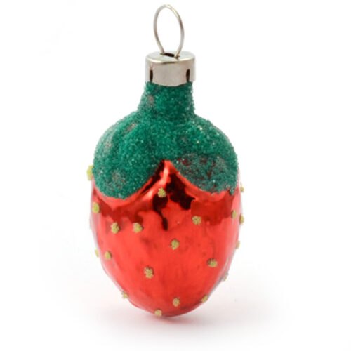 Erdbeere mit Punkten