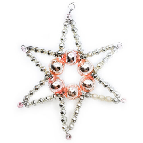 Gablonzer star with glass beads