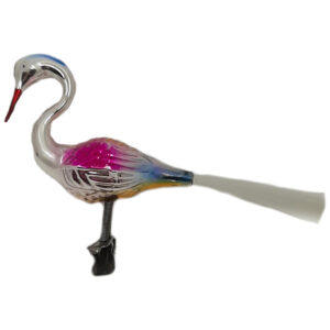 Glasvogel mit Glitzer