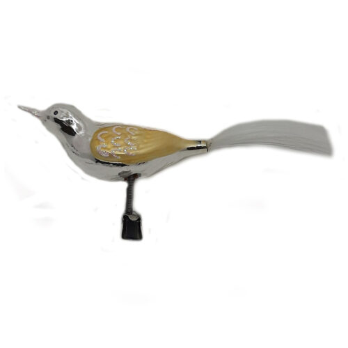 Glasvogel mit Glitzer