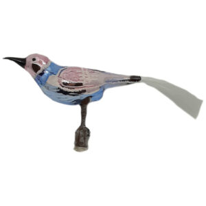 Glasvogel mit Glitzer