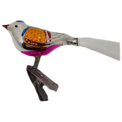 Glass bird with short beak