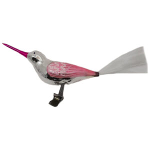 Glasvogel mit Glitzer