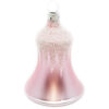 Vintage Weihnachtsschmuck Glocke mit Schnee