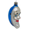 Weihnachtsschmuck Halbmond blau
