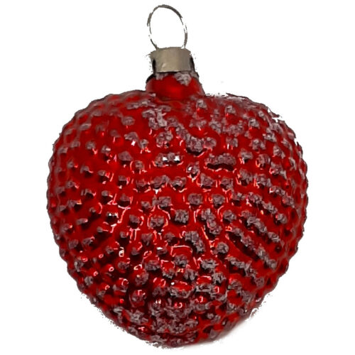 Herz Retro mit Glitzerpunkten