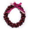 Wooden ball wreath
