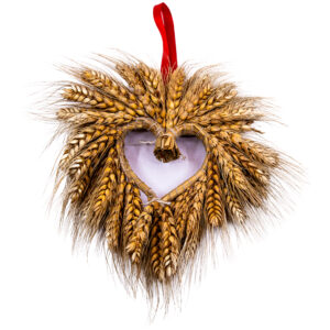 Weihnachtsschmuck glitzernde Eichel