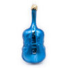 Weihnachtsschmuck Kontrabass blau
