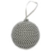Perlenkugel Silber