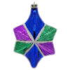 Weihnachtsschmuck Stern mit Glitzer bunt