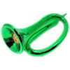 Christmas decoration trumpet green