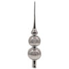 Christmas tree topper with 2 baubles
