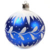 Ornamentkugel Blau
