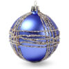 Ornamentkugel Blau