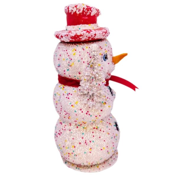 Candy Box Snowman with Red Hat