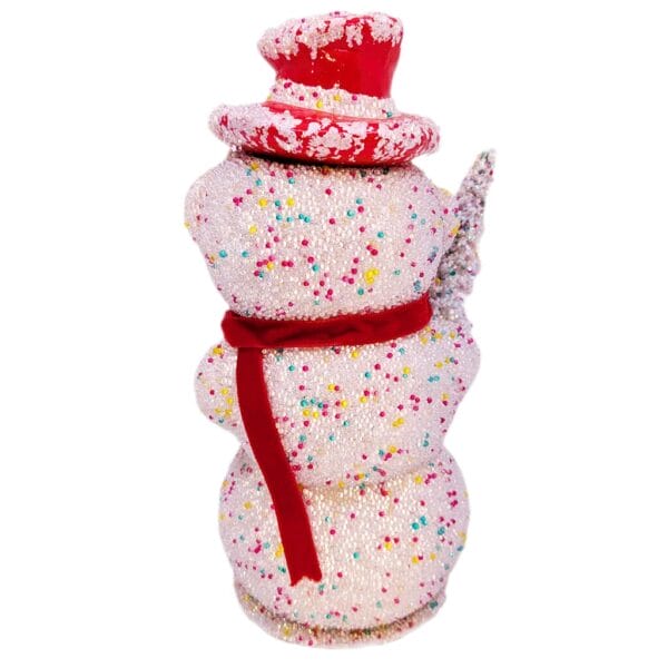 Candy Box Snowman with Red Hat