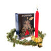 Tree candles red