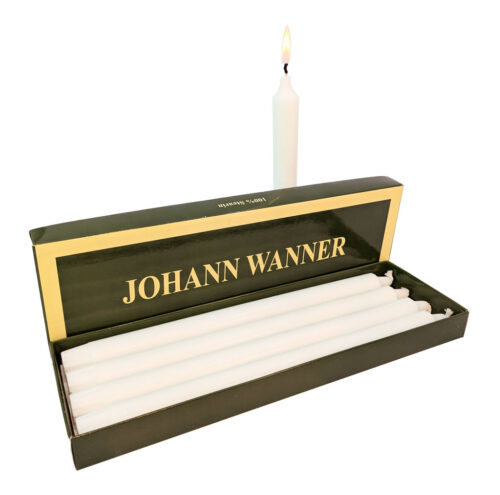 Stick candles long white