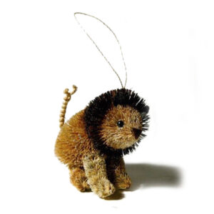 Weihnachtsschmuck glitzernde Eichel