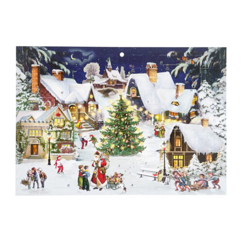 Adventskalender Weihnachtsdorf