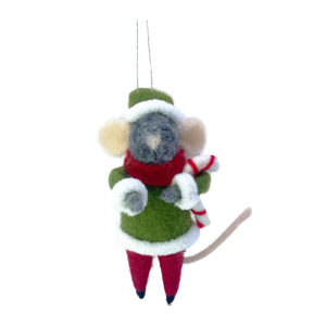 Winterwollmaus mit Herz