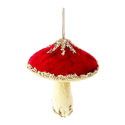 Pilz-Anhänger aus Velour
