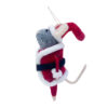 Filzmaus als Weihnachtsmann