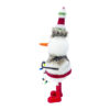 Schneemann mit Lichterkette