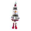 Schneemann mit Lichterkette