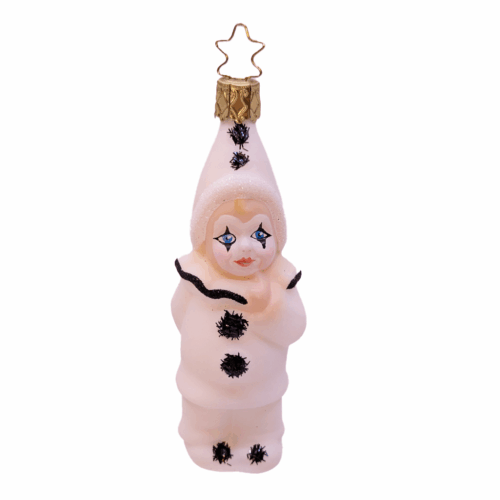 Christmas Ornament Harlequin White