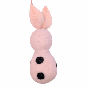 Hase gross mit schwarzen Punkten 2