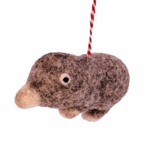 Felt Ornament Mole