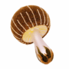 Christmas Ornament Mushroom Brown
