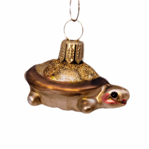Christmas Ornament Turtle Mini