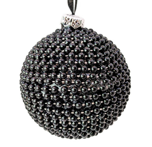 Christmas Bauble Beads Black