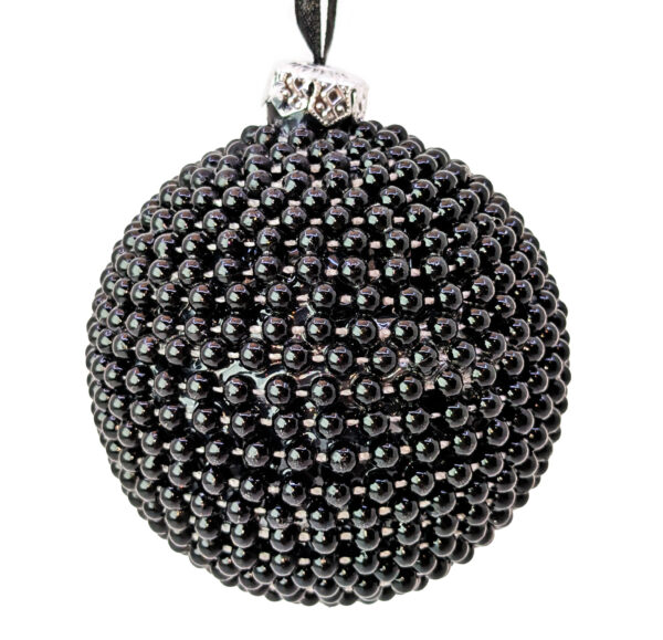 Christmas Bauble Beads Black